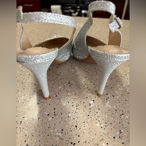 Crystal studded heels- Jones of NY - Picture 2 of 3